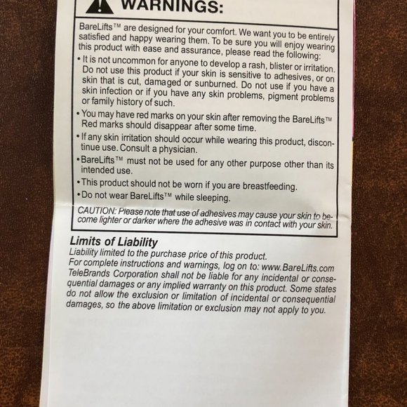 Bare Lifts Instant Breast Lift Shaper Bra Tape - Picture 8 of 9